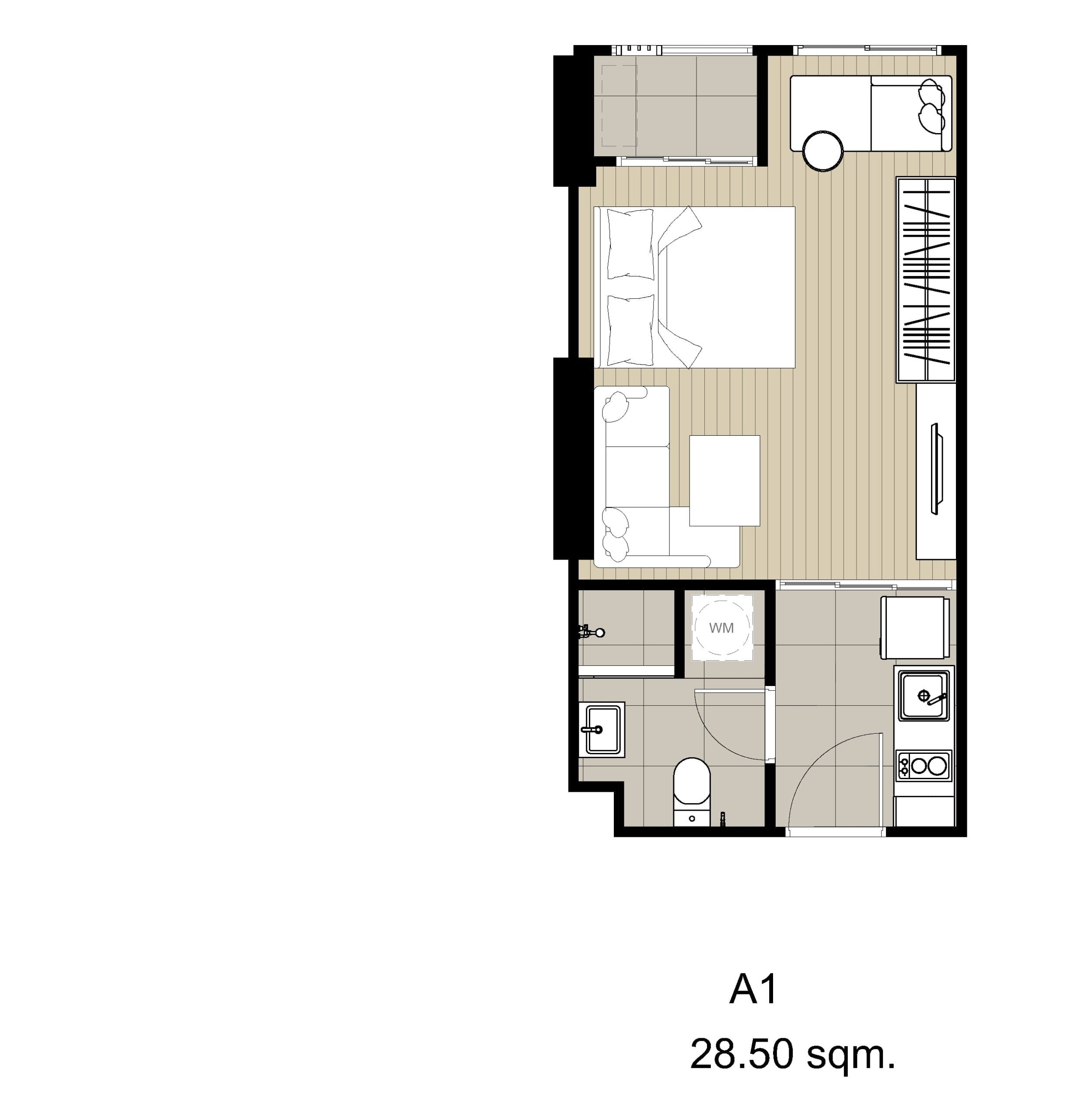 IDEO Chula – Samyan   ห้องใหม่ ไม่เคยอยู่อาศัย, MRT สามย่าน 400ม.